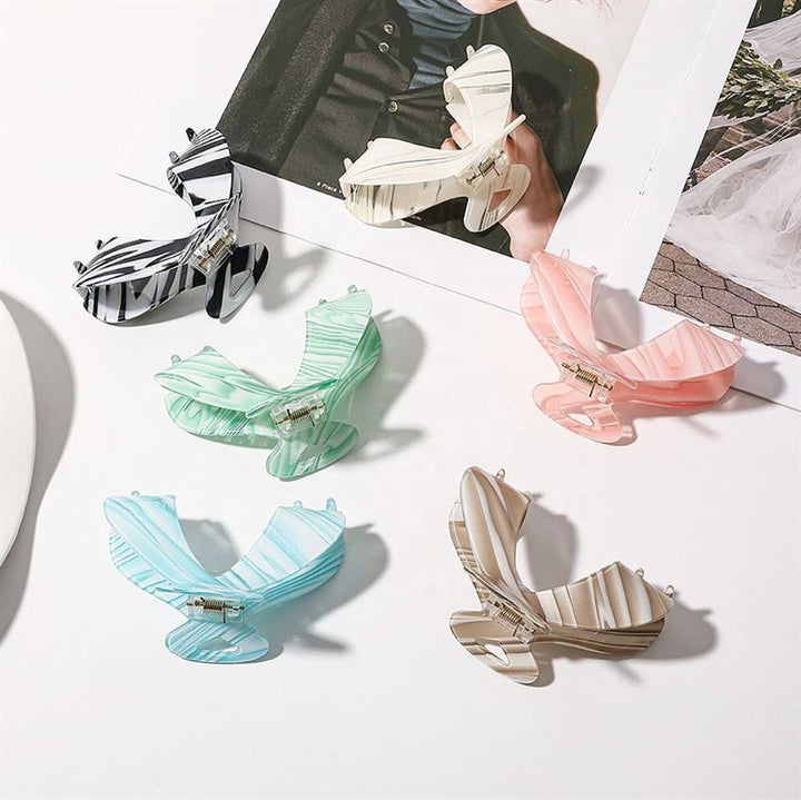 SOHO Malou Hair Claw - Green - Hair Accessories