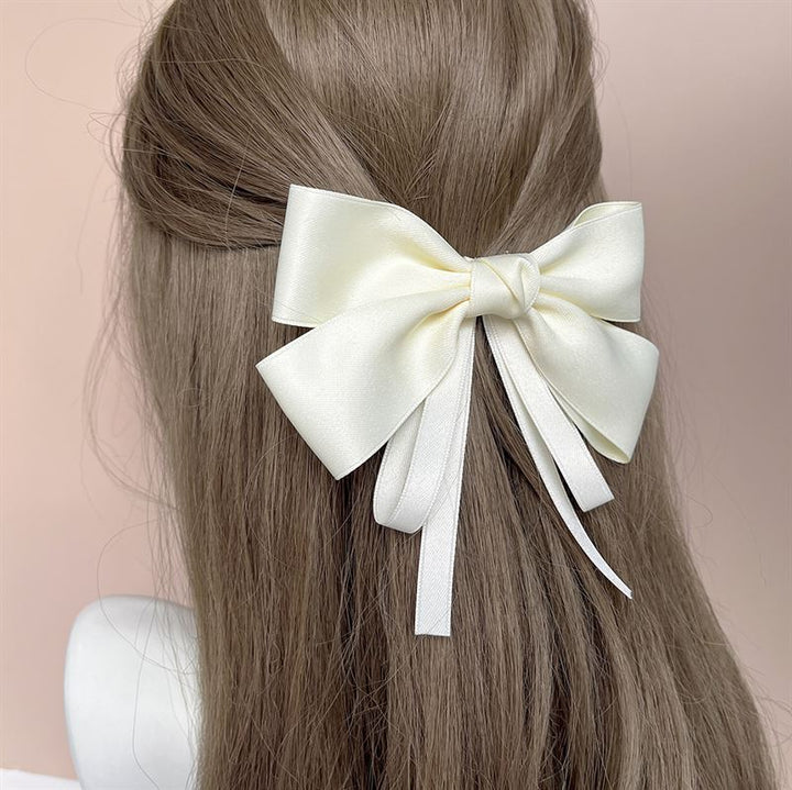 SOHO Vanessa Bow Hair clips - Ivory - Hair Accessories | Fashiongirl