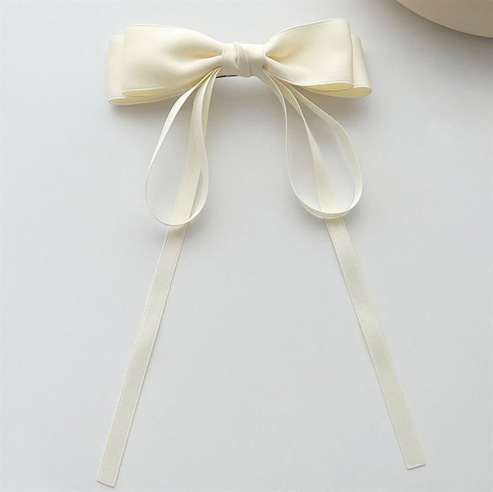 SOHO Vanessa Bow Hair clips - Ivory - Hair Accessories | Fashiongirl