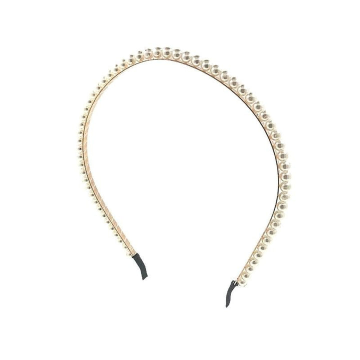 SOHO White Pearls - Headband with pearls - Hair Accessories