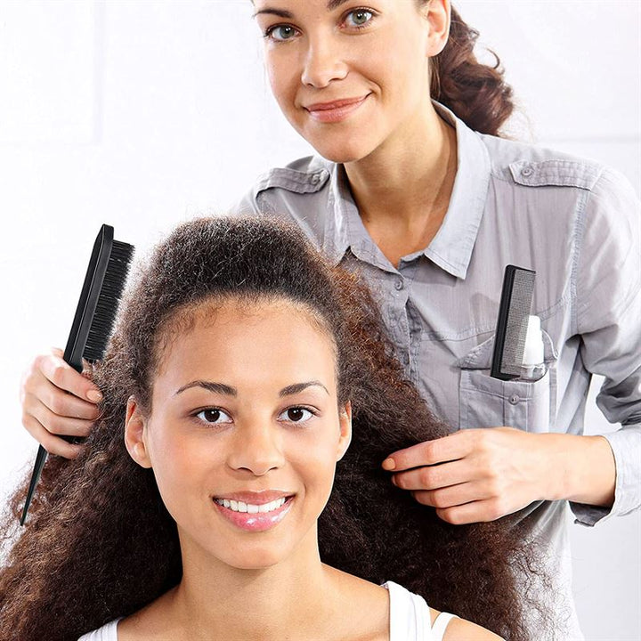 TBC Dual Edge Comb and Brush - 3 sets (Hair brush and comb) - Hair Styling tool