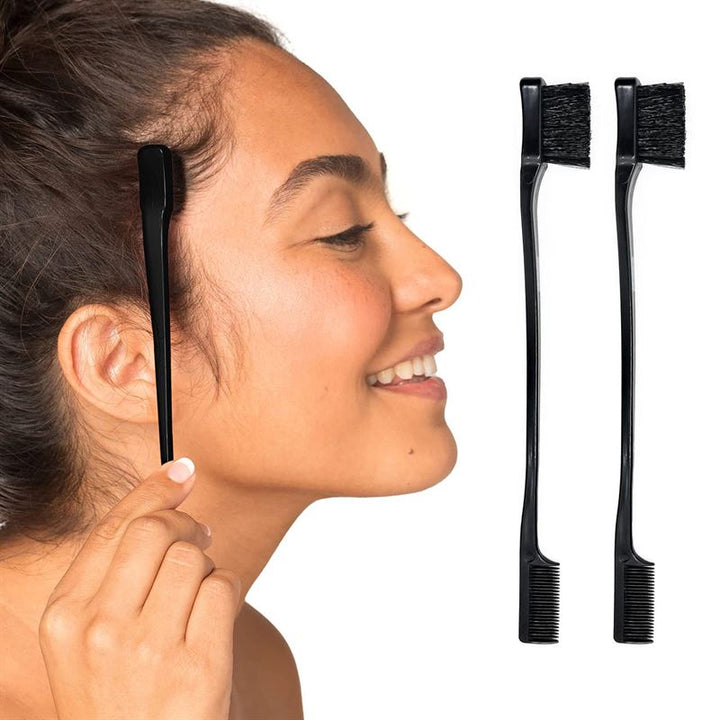 TBC Dual Edge Comb and Brush - 3 sets (Hair brush and comb) - Hair Styling tool