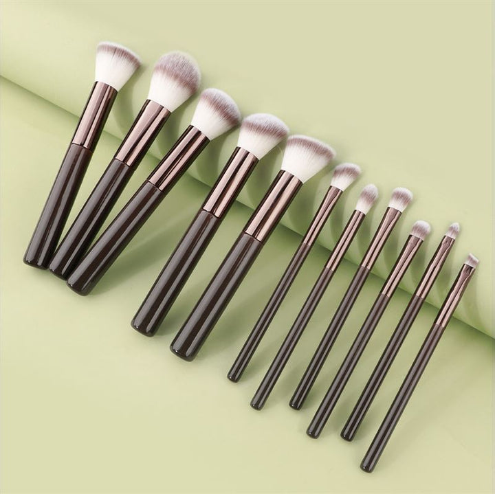 Technique PRO Chocolate Bronze Makeup Brush Set - 11 makeup brushes - Fashiongirl