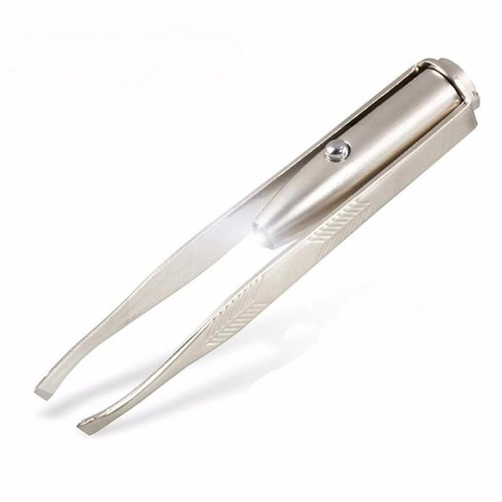 Tweezers tweezer with LED light for eyebrows - Fashiongirl