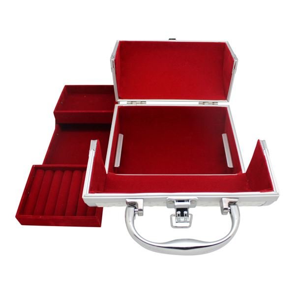 UNIQ Beauty Box / Aluminium jewellery box, black - Jewelry Box