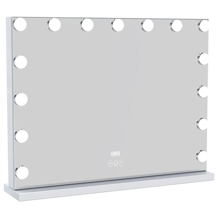 UNIQ XL Hollywood Schminkspiegel mit 15 LED-Lampen
