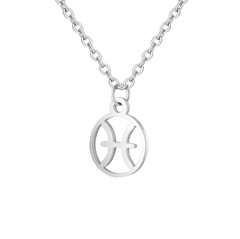 Zodiac Necklace: Pisces - Zodiac, Silver - Fashiongirl