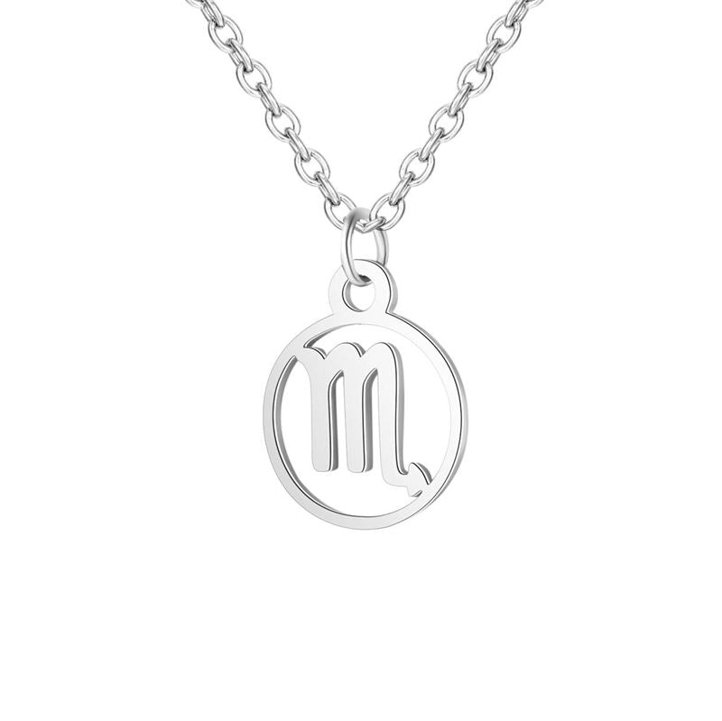 Zodiac Necklace: Scorpio - Zodiac, Silver - Fashiongirl